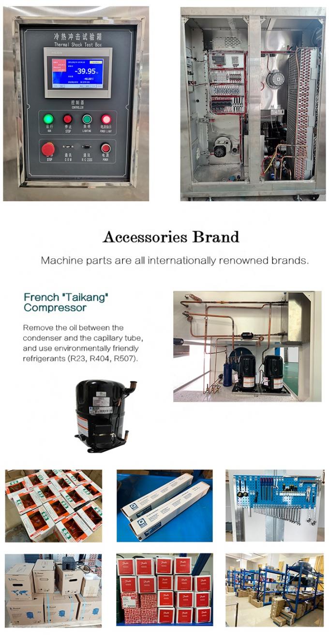 درجة الحرارة الرطوبة ركوب الدراجات آلة اختبار الصدمة البيئية المناخية الحرارية 1