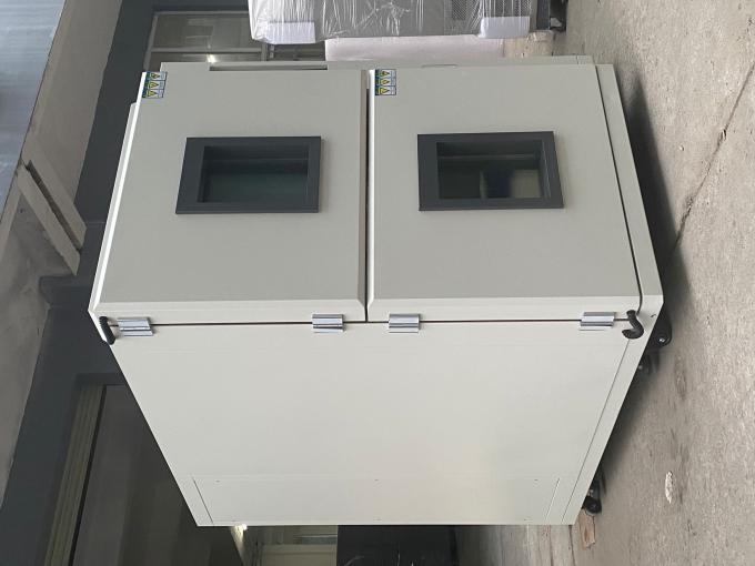 صندوقان من السائل ذو التأثير الساخن سريع التغيير إلى غرفة الصدمة الحرارية السائلة 0