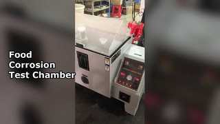 غرفة اختبار رش الملح للتآكل في صناعة الأغذية
