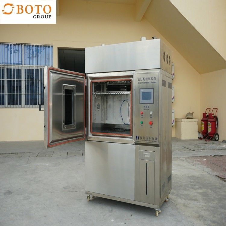 Xenon Arc Test Chamber مصنع الغرفة المناخية DIN50021 Xenon Lamp Aging room Lab Instrument
