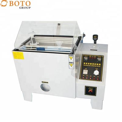 غرفة اختبار رش الملح 0.09m2 ~ 2.25m2 منطقة الاختبار 35 ~ 55 ℃ درجة الحرارة 1 ~ 2ml / 80cm2 / h حجم الرش