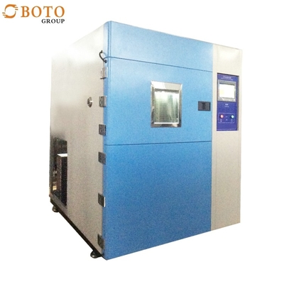 غرف الاختبار البيئي من نوعين صندوقي غرفة التأثير الساخنة والباردة GB / T2423.1.2-2001 آلة المختبر