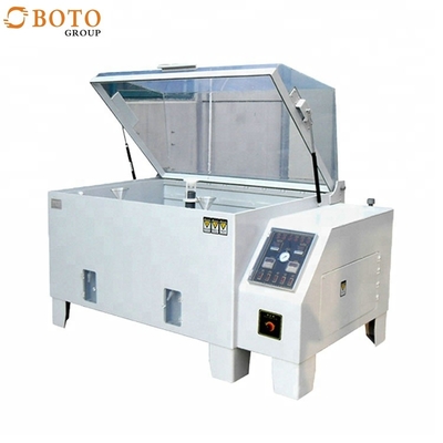اختبار رذاذ المياه المالحة مع نظام تحكم PLC / PC لغرفة اختبار رذاذ الملح ASTM B117