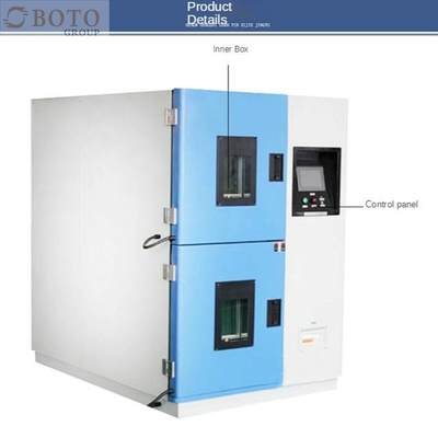 R404A / R23 غرفة اختبار الصدمة الحرارية، -40C ~ 150C منطقة اثنين، 10s وقت التحويل